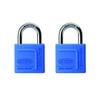 Lockwood 120N 30 + 18mm  Alloy SiliconShackle Padlock - 2 Pack