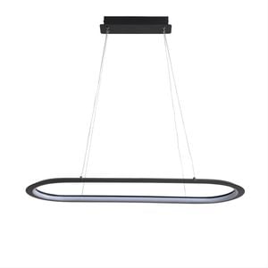 Oriel Lighting Ovale CTS LED Pendant Light Black