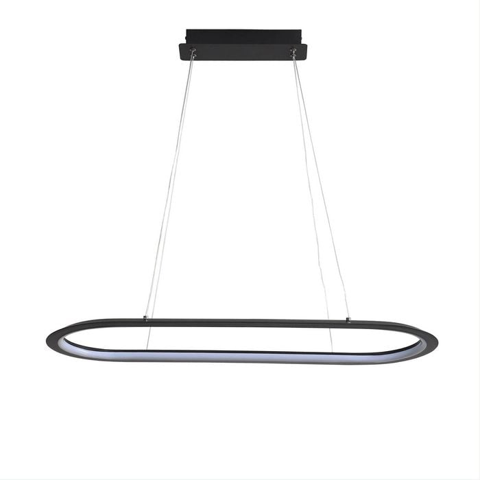 Oriel Lighting Ovale CTS LED Pendant Light Black