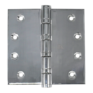 Austyle 100 x 100 x 2.5mm Polish Stainless Steel Heavy Duty Hinge 35509