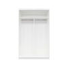 Bedford 1150mm White 2 Door Sliding Robe Frame