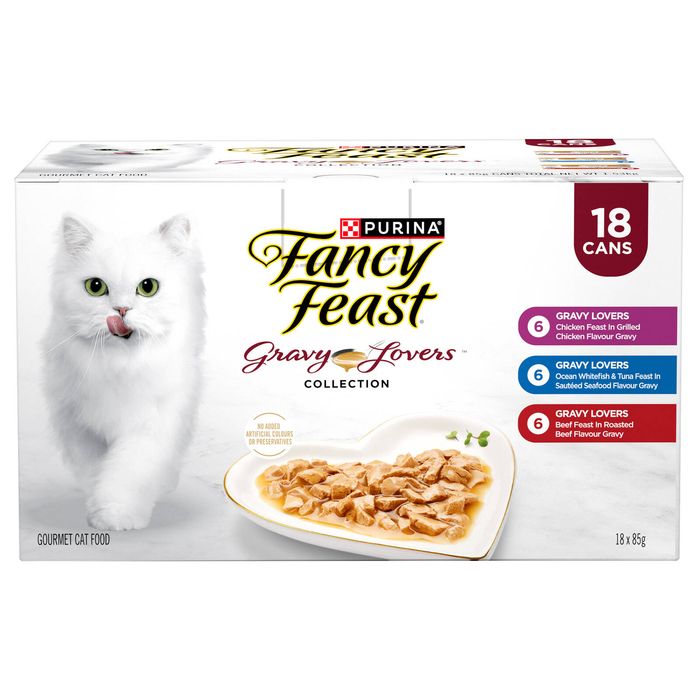 Fancy Feast 18 x 85g Gravy Lovers Wet Cat Food