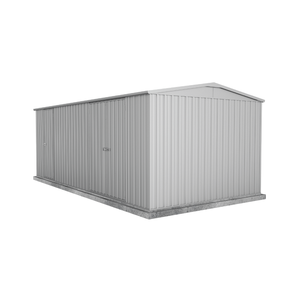 Absco 5.96 x 3.0 x 2.3m Zincalume Highlander Three Door Garden Shed