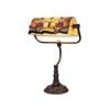 G&g Tulip Bankers Tiffany Table Lamp