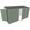 Build-a-Shed 1.5 x 3.7 x 2m Single Hinged Side Door Skillion Shed - Green