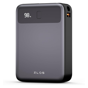 ZLOS 20000mAh Power Bank 35W with Built-in Lightning and TypeC Cables