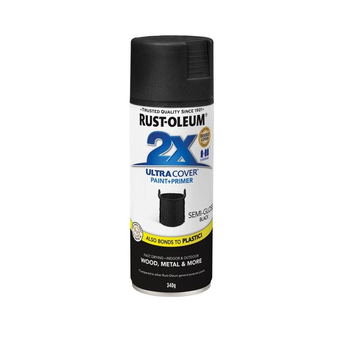 Rust-Oleum 2X Ultra Cover Semi Gloss Black 340g