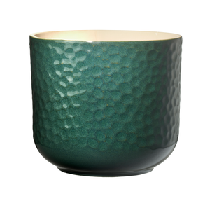Borralheira 170 x 195mm Hammered Beige Indoor Ceramic Pot