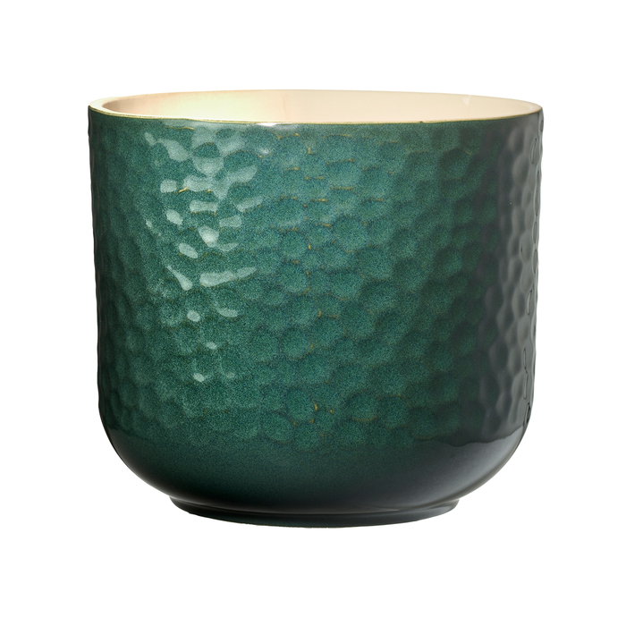 Borralheira 170 x 195mm Hammered Beige Indoor Ceramic Pot