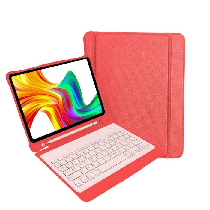 Laser Wireless Keyboard Case For iPad 10.9 Inch (Watermelon)