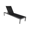 Hartman Black Resort Stacking Sun Lounge