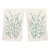2pc Canningvale Aussie 45x70cm Cotton Tea Towel Botanical Eucalyptus