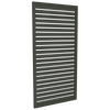 ProtectorAl 300-1000W X 1001-2000H Woodland Grey Aluminium Welded Slat Panel Horizontal 18mm Gap