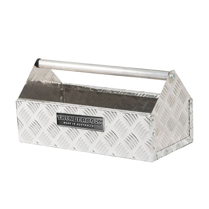 Thunderbox 445 x 218 x 220mm Aluminium Checkerplate Carry Tote