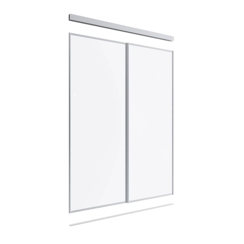 Lugna 2400 x 1201 - 1800mm 2 Door Glass Opti-Panel Package