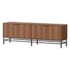 Alfordson Entertainment Unit Tv Cabinet 180cm Walnut