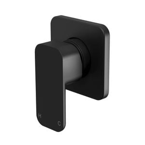 Mondella Matte Black Lead Free Overture Shower / Wall Mixer