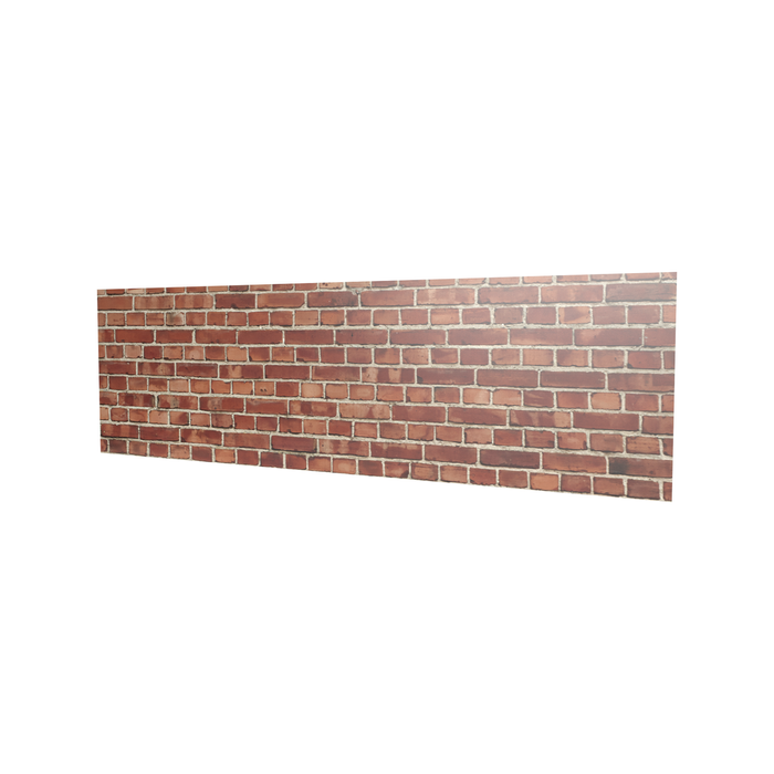 Bellessi 920mm x 2000mm x 4mm Motiv Polymer Bathroom Panel - Red Wall