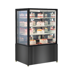 Exquisite Four Tiers Mirror Cake Display Refrigerators 900mm Width