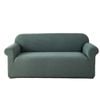 Catzon 3 Seater Stretch Sofa Cover Couch Cover Washable Jacquard Fabric-Cyan(L)