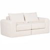 Ufurniture 172cm 2 Seater Sofa Corduroy Modular Compressed Loveseat Couch Recliner No Assembly Beige