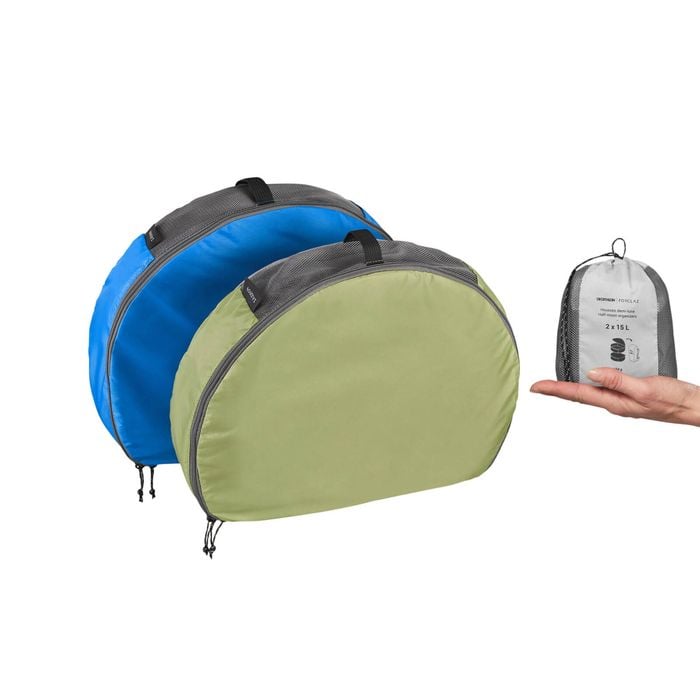 Decathlon - Trekking Half-Moon Storage Bag 2-Pack - 2 X 15L - One Size