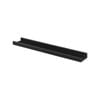 Flexi Storage 600mm Black Matte Floating Photo Shelf