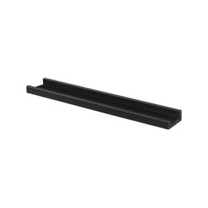 Flexi Storage Decorative Shelving 600 x 35 x 90mm Black Matte Photo Shelf