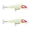 2x Rapala 9.5cm Countdown Sinking Hardbody Balsa Fishing Lures - Gilded Clown