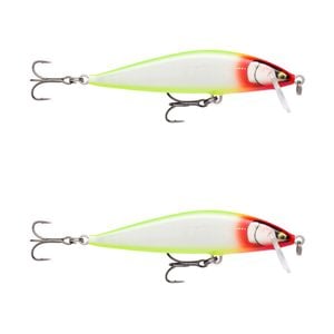 2x Rapala 9.5cm Countdown Sinking Hardbody Balsa Fishing Lures - Gilded Clown