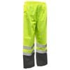 Sealcote XL Yellow Wet Weather Hi-vis Pants