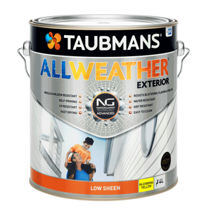 Taubmans 4L Hi C Yellow Low Sheen All Weather Exterior Paint