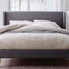 Istyle Quinton Double Bed Frame Fabric Grey