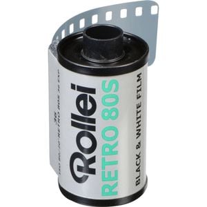 Rollei Retro 80S Black and White Negative Film (35mm Roll Film , 36 Exposures)