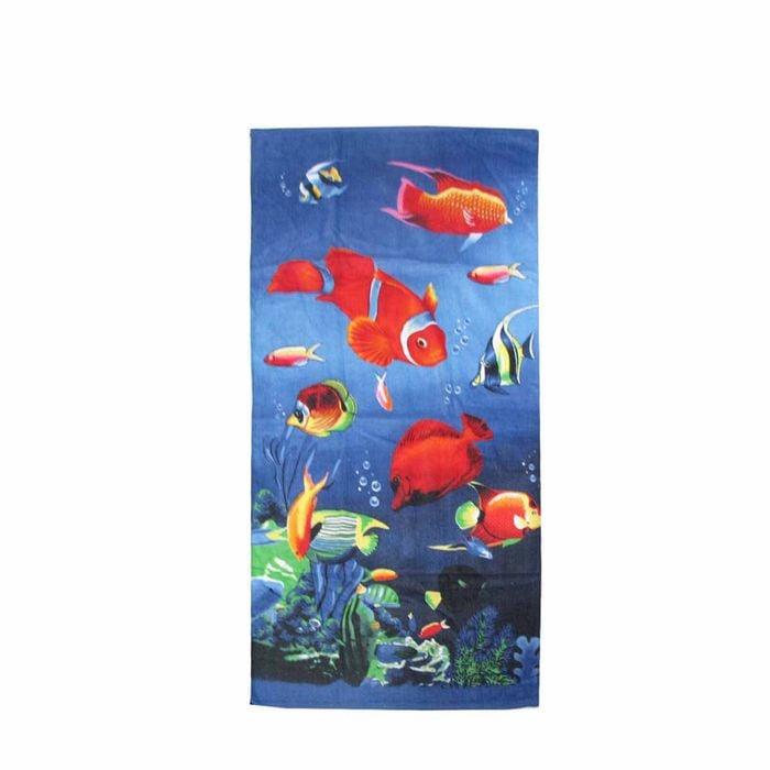 Clownfish Cotton Beach Towel 65 X 130 Cm