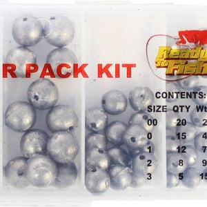 Surecatch Ball Sinkers - 60 Piece Bulk Pack - Super Value 5 Popular Sizes
