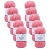 10pk Malli Super Blend Basic Crochet Knitting Yarn 8ply 100g 16x9cm Rouge