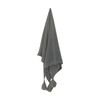 Maine & Crawford Hania 152x127cm Chunky Knit Throw Sofa Blanket w/ Tassels Stone