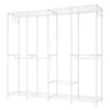 Levede Heavy Duty Clothes Rack Organizer 500kg Carbon Steel Bedroom White
