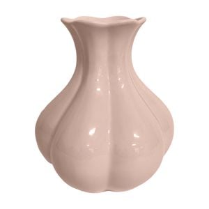 Astin Sinclair 170 x 200mm Peach Blush Petal Curved Ceramic Vase