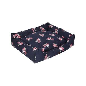 Pawz 100x80x29CM Pet Bed Navy Floral