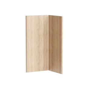 Kaboodle Almond Oak Modern Corner Base Cabinet Doors - 2 Pack