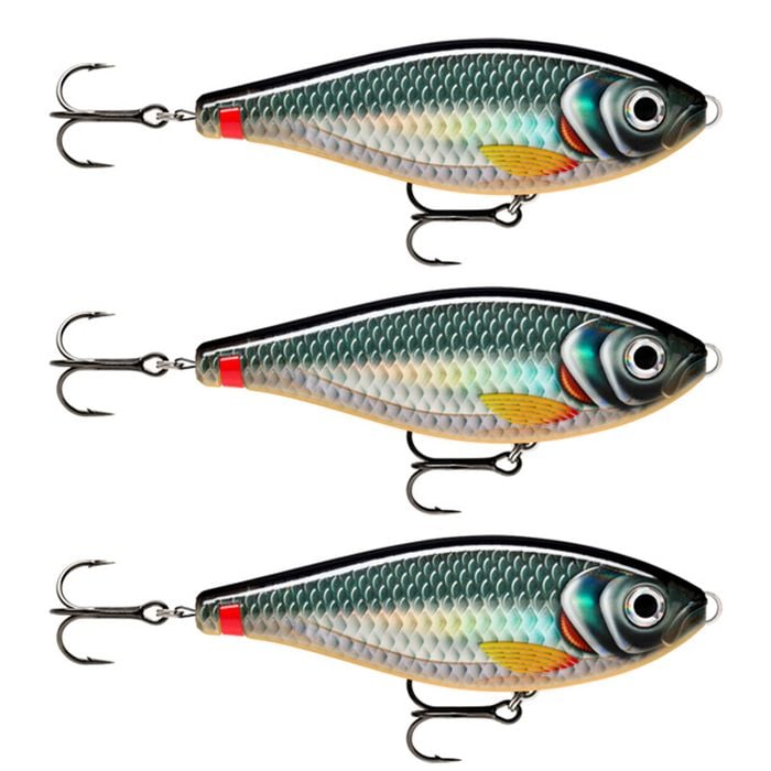 3x Rapala 14cm X Rap Haku Slow Sinking Glidebait Fishing Lures - Halloween