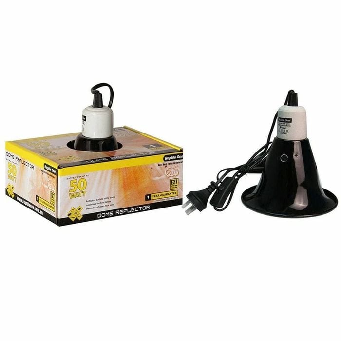 Reptile One Ceramic Heat Lamp Dome Reflector 50w