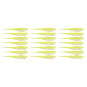 3x 7PK 3.75In Rapala Crush City The Jerk Plastic Minnow Lures - Neon Pearl