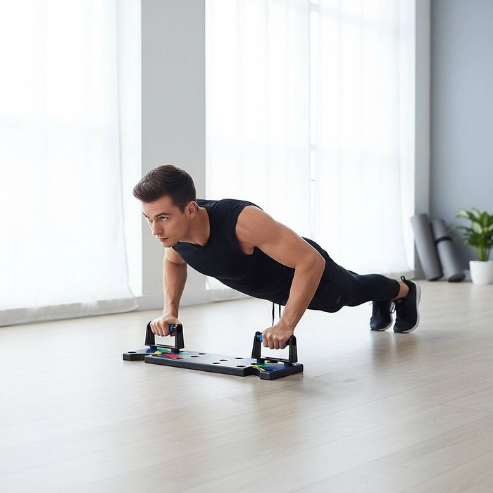 9 in 1 Push Up Board with Yoga Bands
