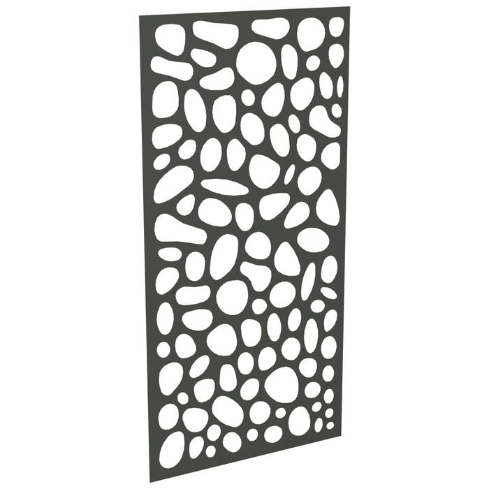 ProtectorAl 300-1200w x 1201-2400h Woodland Grey Riverstone Unframed Solid Aluminium Decorative Panel