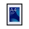 Pixel Black A3 Mat to A4 Poster Frame