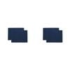 2x 2pc NF Home & Entertaining Essentials Une Placemat 33x45cm Solid Navy