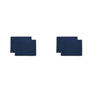 2x 2pc NF Home & Entertaining Essentials Une Placemat 33x45cm Solid Navy